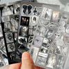 8Sheet Y2K Dark Gothic Dreamcore Collage Retro Atmosphere Die-Cut Stickers Diy Journal Materials Diary Junk Journal Stationery
