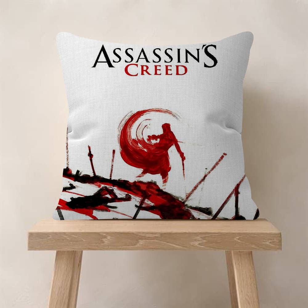 

Game AAssassins CCreed logo Pillowcases Home Bedding Decorative Pillow Cover Wedding Super Soft Pillow Case 30x30cm