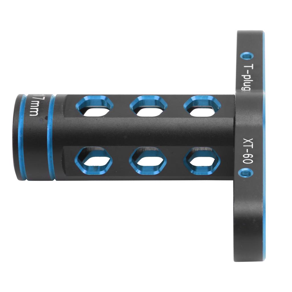 17mm 0.7in RC Hex Nut Socket Aluminium Alloy T Sleeve Maintenance Tool for 1 8 RC OffRoad Racing Car(Blue )