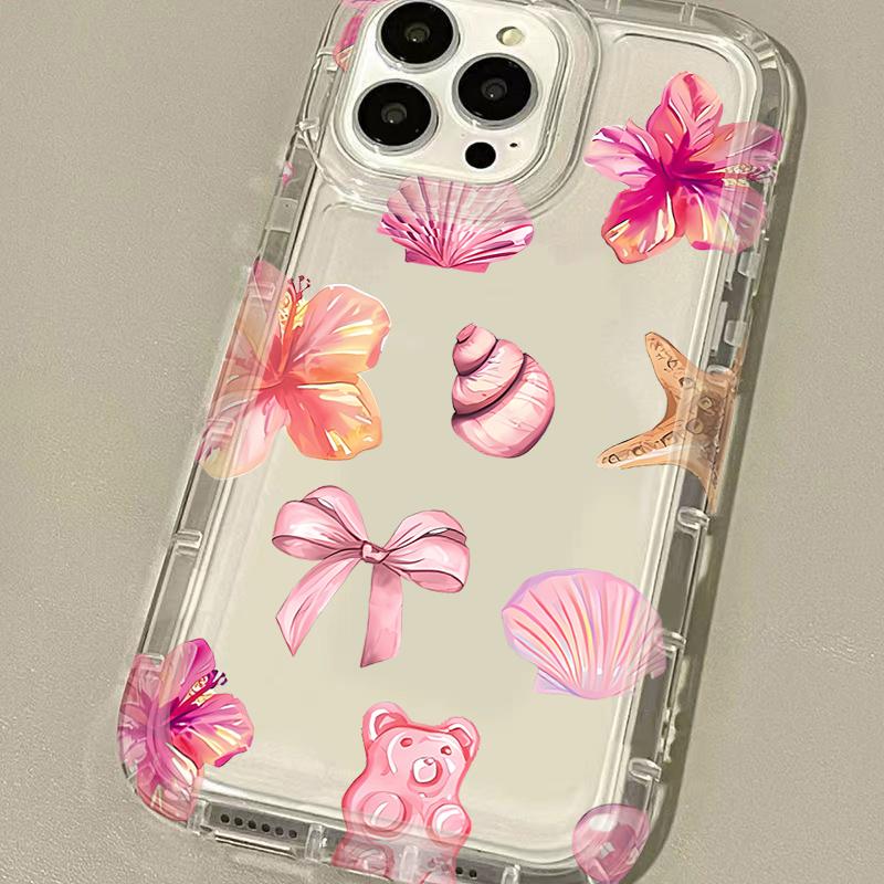 Blue Ocean Animals Phone Case For iPhone 16 15 14 Pro 13 12 11 Max Plus 7 8 Plus XR X XS SE 2020 Shockproof Soft Silicone Cover