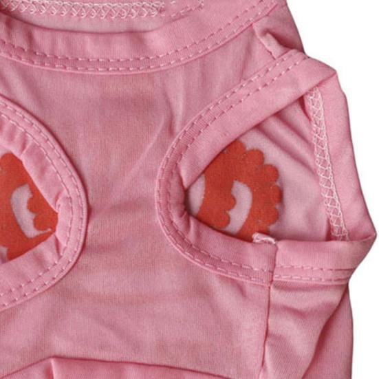 Pet Shirt Printed Pattern Breathable Polyester Dog Fashion Vest for Spring Summer