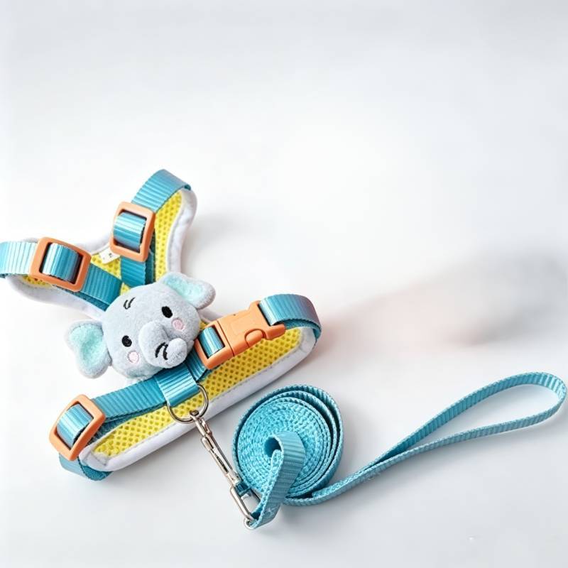 Pet Cat And Dog Harness Set With Nylon Material For Small And Medium Pets Suitable For Outings And Walks