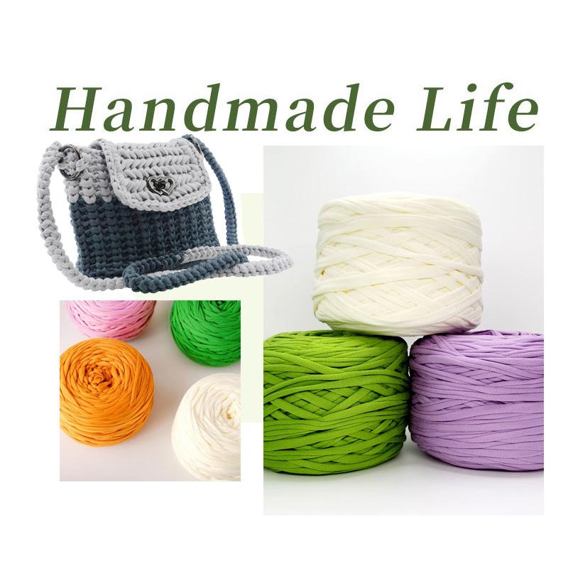 Crochet Yarn Soft & DurableT-Shirt Yarn for DIY Crochet Crafts Bags, Cushions, Dolls & Home Decor Projects