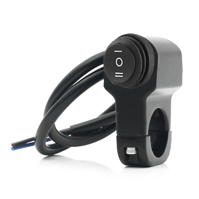 Mini-Fahrlicht Ein/Aus-Schalter Wasserdicht für Roller Motorräder Mit Überlastschutz und Montageclip