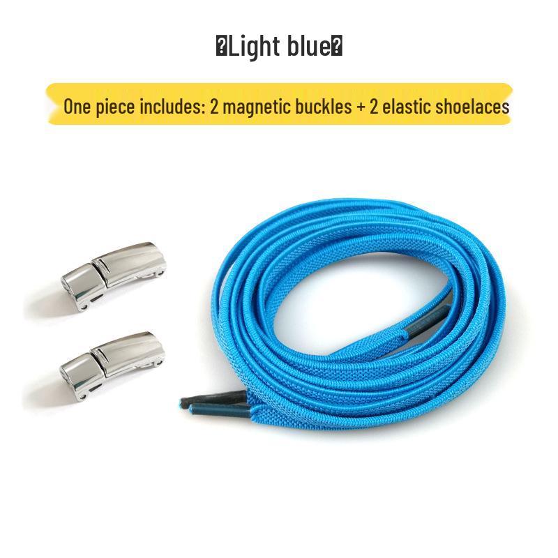 Colorful Elastic Magnetic No-Tie Shoelaces for Adults & Kids
