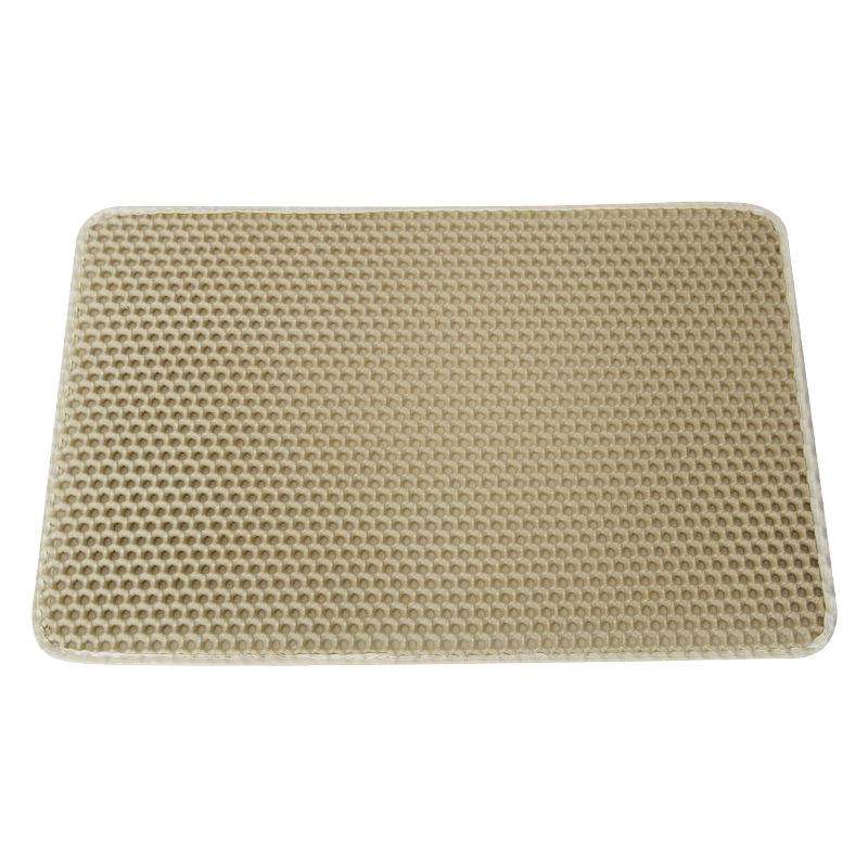 Extra Large Double-Layer Cat Litter Mat - Anti-Tracking, Anti-Splash, Sand Control for Pets