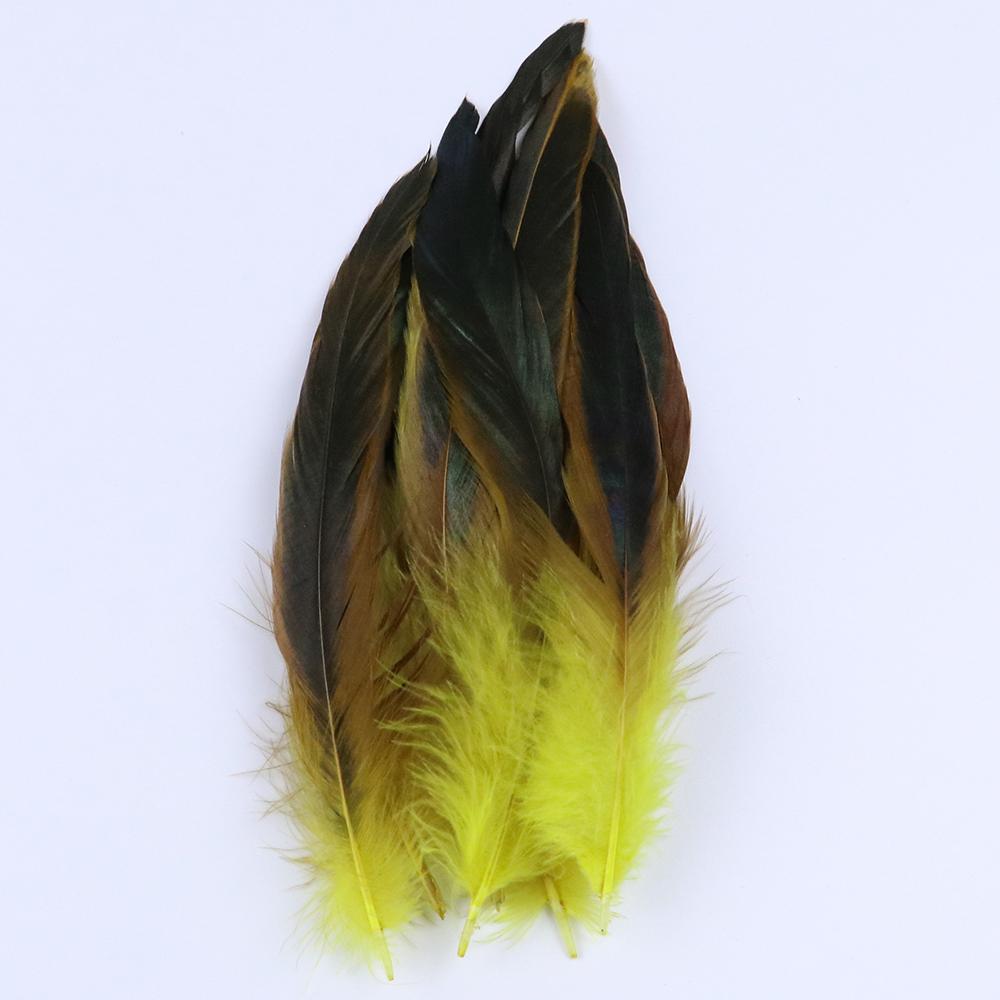 50Pcs/Lot Natural Color Rooster Feathers 6-8 Inch/15-20 CM Pheasant Chicken Feather for Crafts Jewelry Earring Making Plumes