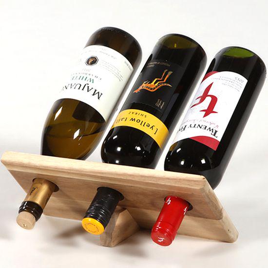 Market Bee TANG Acacia Wood Wine Rack 3 bottles uygun fiyatlı satın ...
