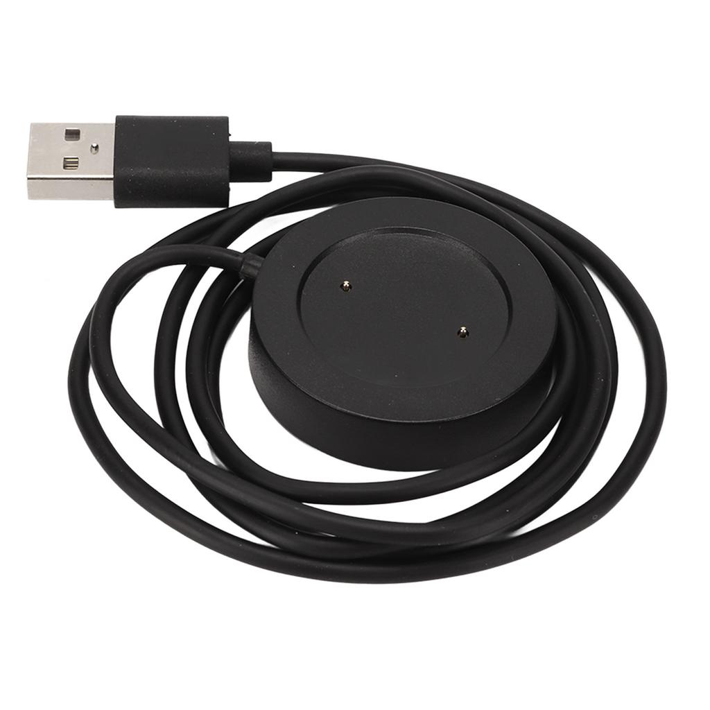 Kabelloses Smartwatch-Ladegerät 1m ABS Mehrfachschutz Smartwatch-Ladestation für VIVO Watch 2 WA2156A Schwarz