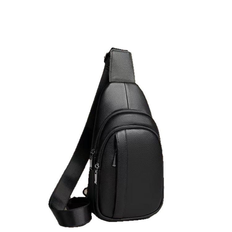 Men's Large Capacity Anti-theft Leather Crossbody Travel Bag