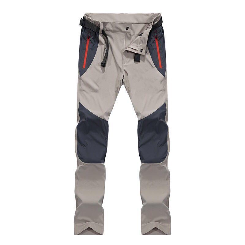 Men's Quick-Dry Elastic Hiking Pants - Breathable, Lightweight Outdoor Trousers for Summer Adventures