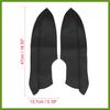 1 Pair Synthetic Leather Car Front Door Panels Armrest Cover Black for Honda Civic 2006-2011 Sedan Vehicle Components