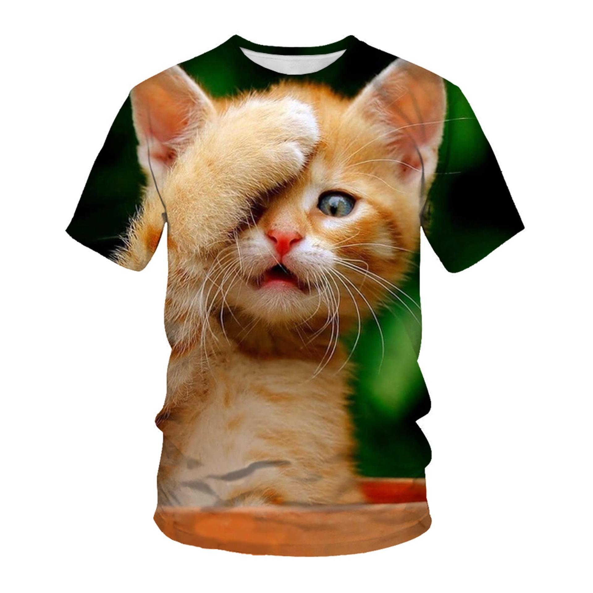 Летняя мужская футболка с 3D животным принтом — фото 8