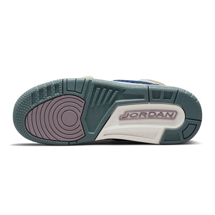 Zapatillas Air Jordan Legacy 312 GS Swoosh de Pana para Niños Tan Summit-White Mystic-Navy DQ5348-141