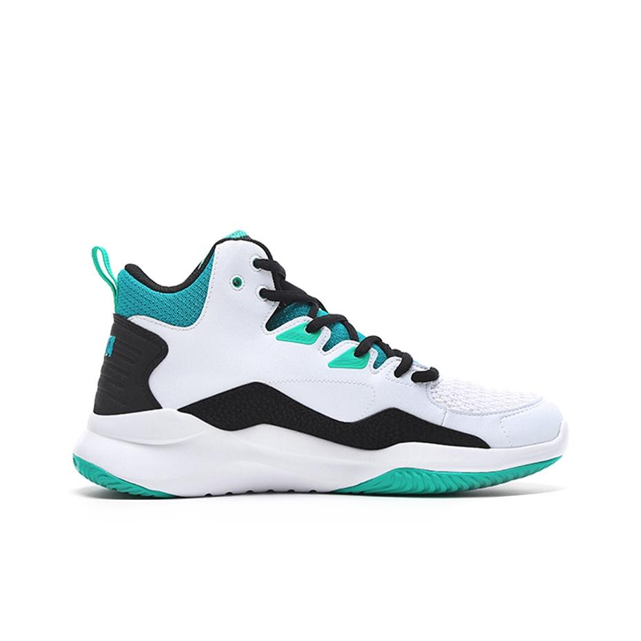Anta Scarpe da Basket Alte Star Track 4 KT Thompson Resistenti Antiscivolo Uomo Sneakers Bianco Blu 91731132-8