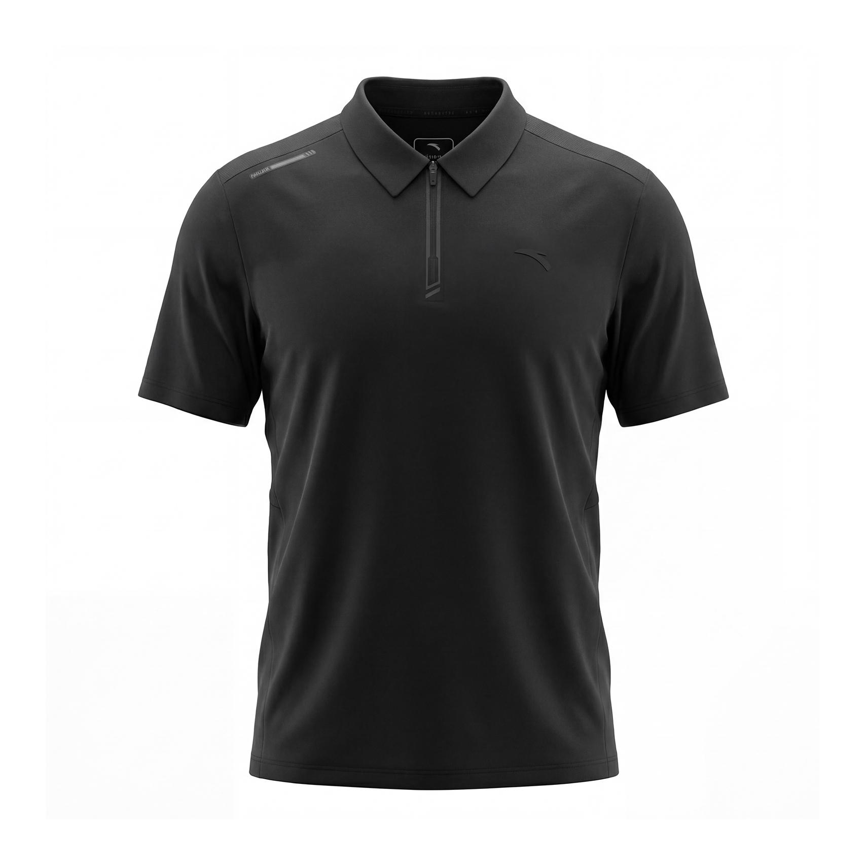 

Anta Spring 2026 Business Ice Skin Cool Feeling Comfortable Breathable Polo Shirt Men tops Black 152527163-3 M