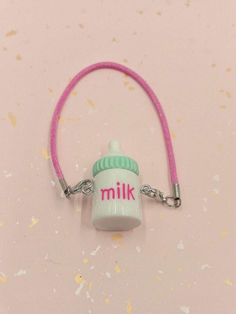 Miu-Style Dollhouse Miniature Accessories: Cute Kettle, Thermos, Milk Bottle, Pendant, Doll Figure, Crossbody Bag Ornament