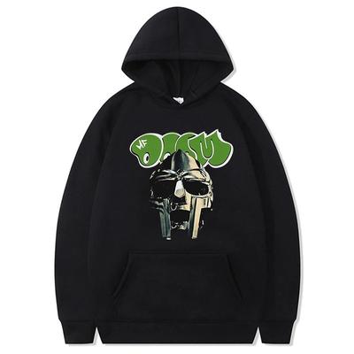 Cartoon Mf Doom קפוצ'ון גברים נשים סווטשירט שרוולים ארוכים סוודרים קפוצ'ון חולצות חורף Harajuku בגדי רחוב חולצות