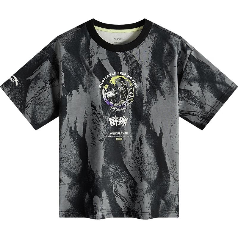 Anta Kids' Youth Player Breathable Short Sleeve T-Shirt