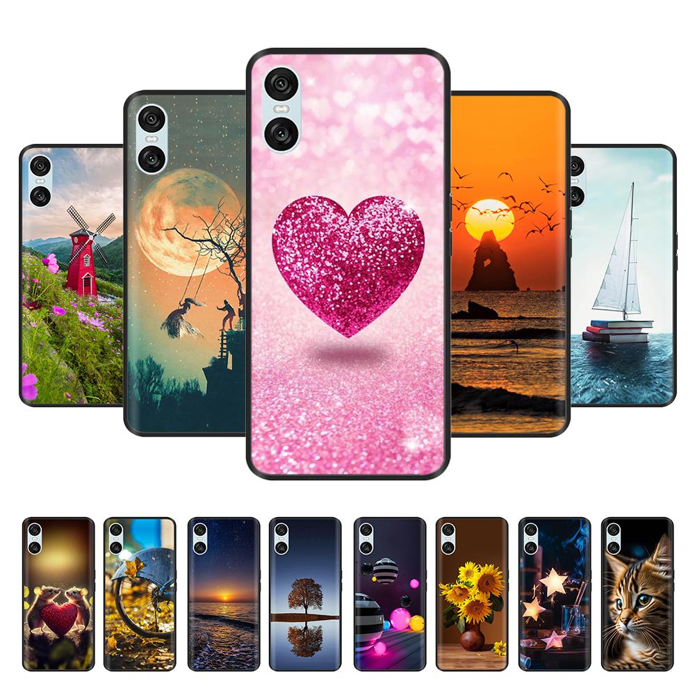 For Sony Xperia 10 VI 5G Case 6.1" Fashion Protect Soft Silicone Phone Case Funda For Sony Xperia 10 VI 10VI Back Cover Coque