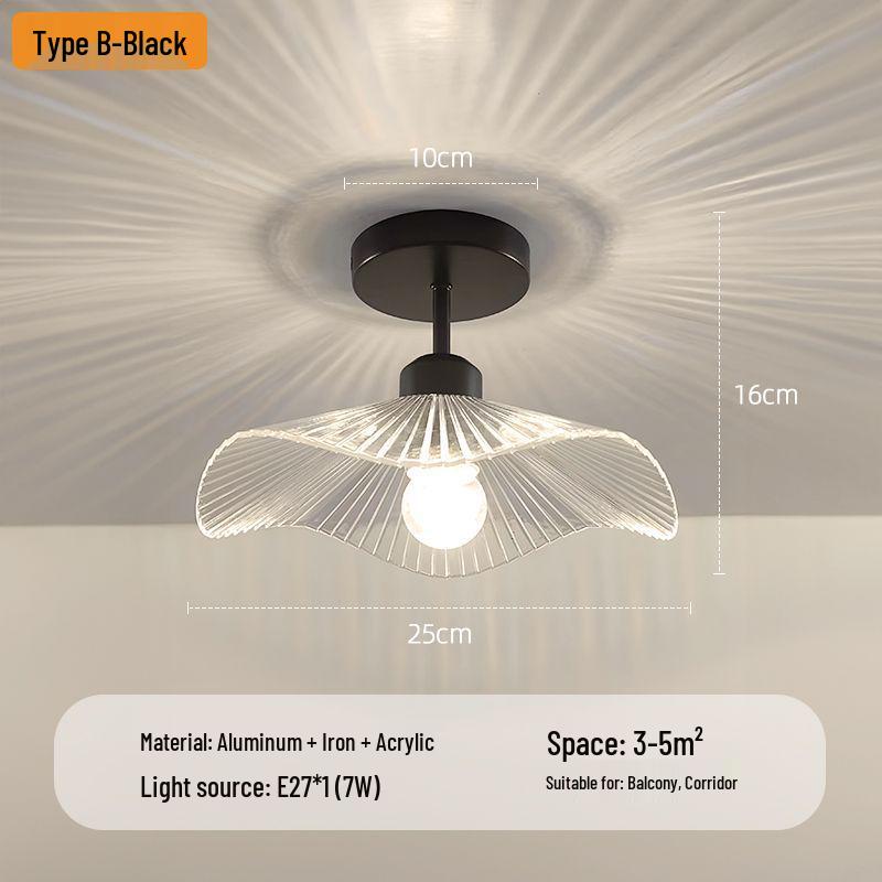 Nowoczesna Minimalistyczna Lampa Sufitowa w Kształcie Kwiatu do Korytarza, Klatki Schodowej, Balkonu lub Foyer