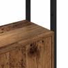 Bookshelf 6 Tiers 40 x 24 x 161 cm Engineered Wood Reclaimed Wood