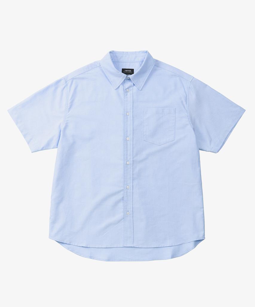 TOFFEE Oxford Half Shirt (4 Colors)