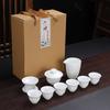 Youluo Dehua Weißporzellan Gongfu Teegeschirr
