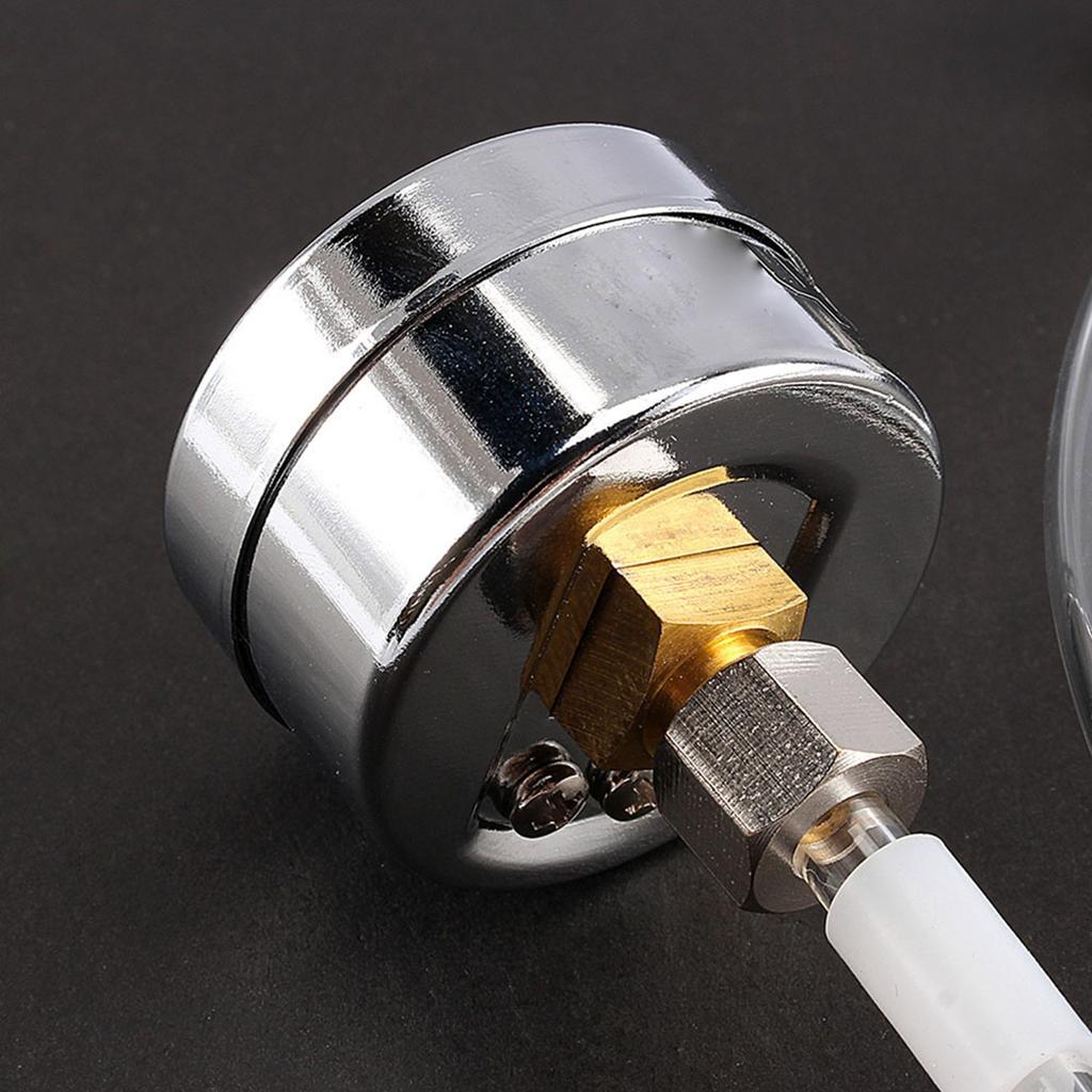 CO2 Generator System Kit,   Professional CO2 Generator Regulator Aquarium, Tube Valve Gauge Bottle   Kit for Aquarium Moss