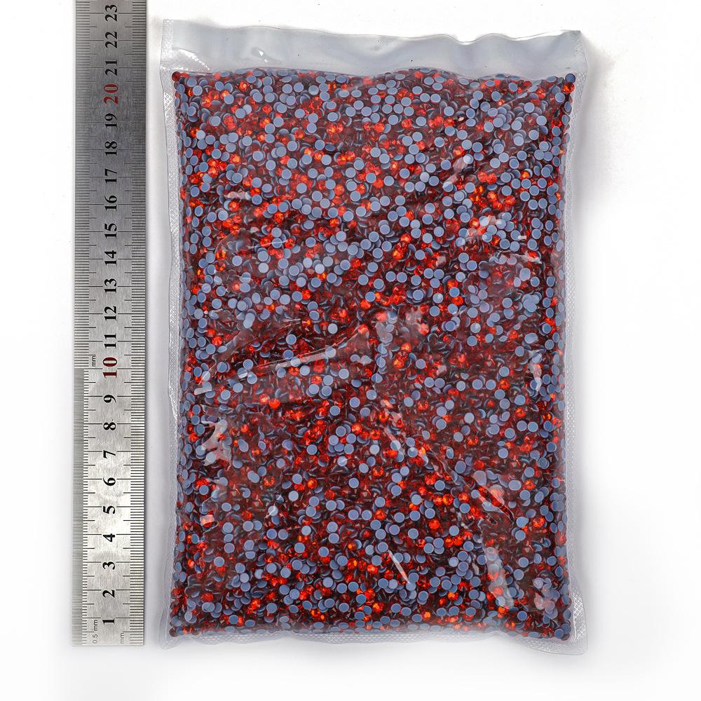 Weichen Imitation Austrian Hot Diamond Big Bag, Grid Glue Glass Rhinestone Hot Melt Glue Bottom Drill Clothing Accessories