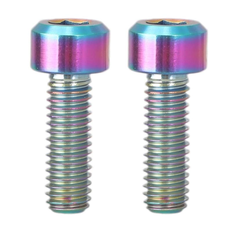 Upgraded for Titanium Screw Bolts for Bike Bicycle Crank Arm Fixing Disc Brake Clamp Fixed Lightweight Cycling Accessori