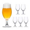 Bormioli Rocco | Set of 6 Executive Beer Glasses | 0.3 L Verified | Noble Beer Tulip | Clear Stemmed Glasses | Cup To