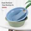 Extra Large Thickened Plastic Wash Basin with Washboard - Ideal for Dorms, Baby Care, and Home Use