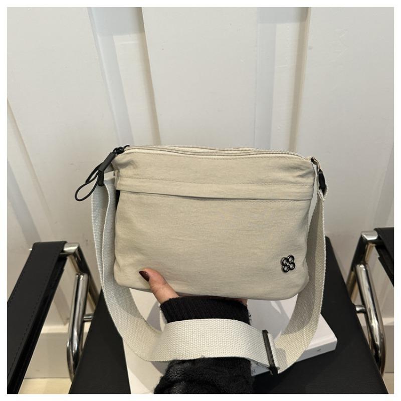 Einfache lässige Umhängetasche Damen Outdoor leicht vielseitig Handy kleine quadratische Tasche Mode Pendler Studenten Messenger Bag