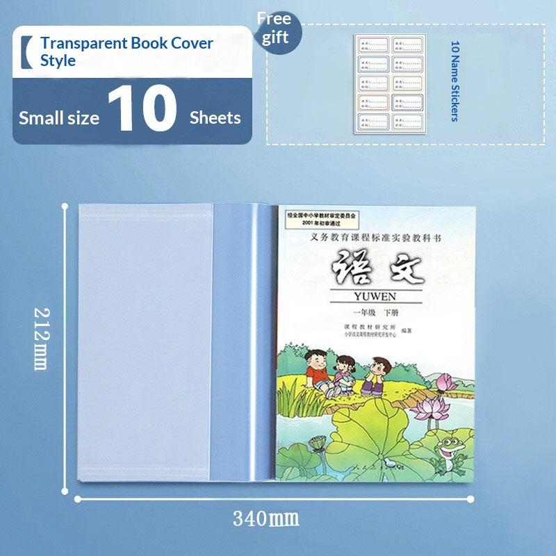 10/30 Pcs Transparent Waterproof Book Covers For Primary Middle Students Protect Textbooks