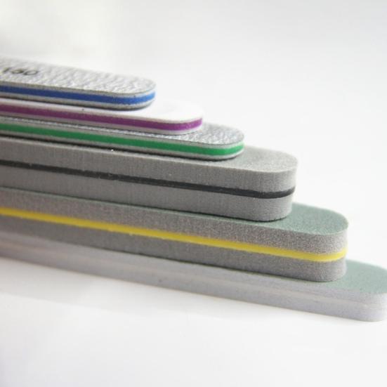 Yousheng 6Pcs/Box Nail File Wide Application DIY PP Nail Sanding File Kit for Female