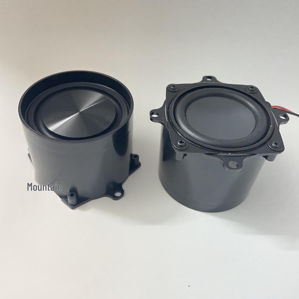 Haut-parleur Passif à Double Membrane de 2 Pouces, 4 Ohms, 10-15W, Aimant Néodyme, Coque Imprimée en 3D pour Modification de Véhicule Électrique