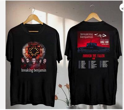 Breaking Benjamin Awaken The Fallen 2025 Tour T-shirt Voor Fans
