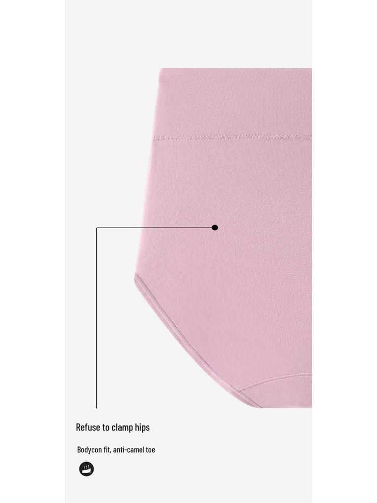 High-Quality Cotton Antibacterial Mid-High Waist Panties for Middle-Aged & Elderly Women - Plus Size Triangular Briefs