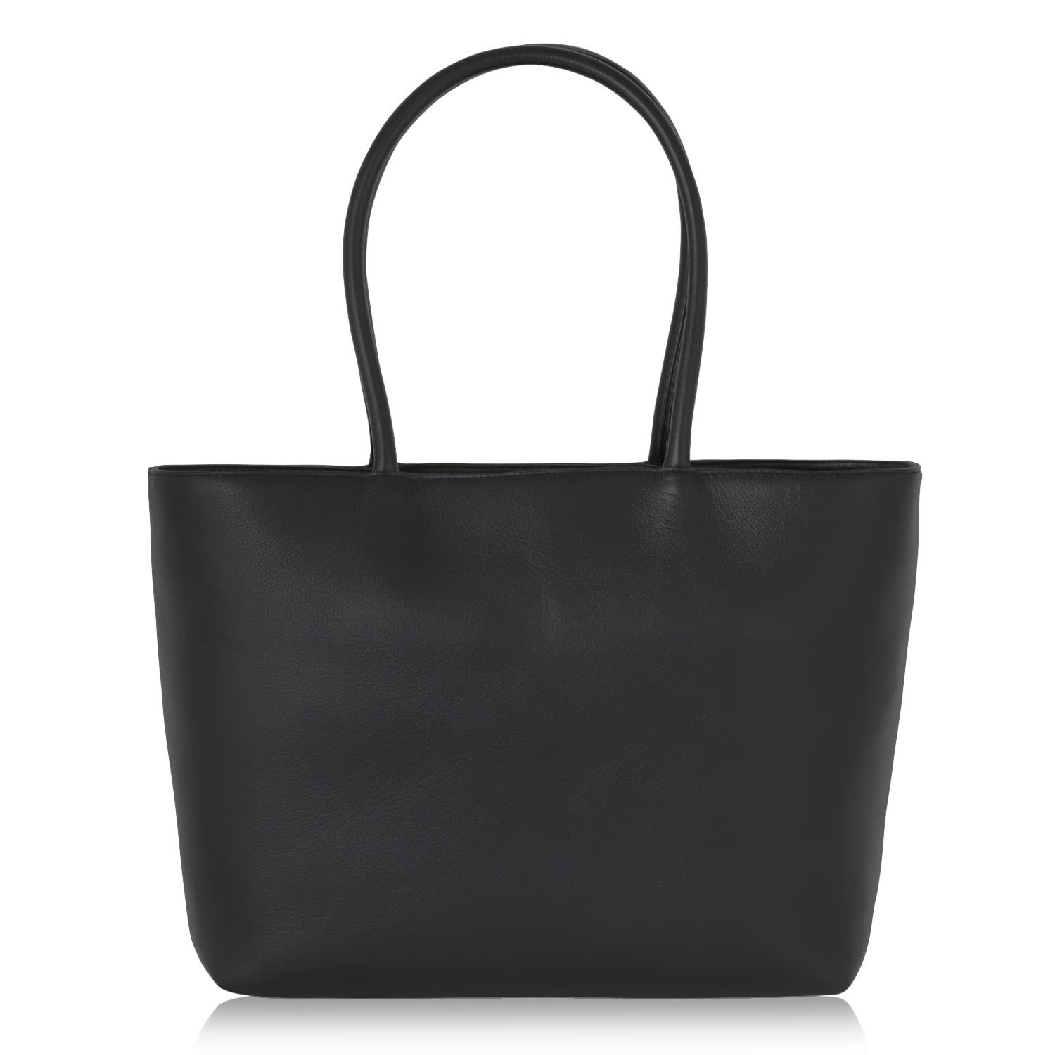 

Tote bag for genuine business bag Bangladeshi [RATOM] [Top model] men, leather, (selected leather) (black) чорний
