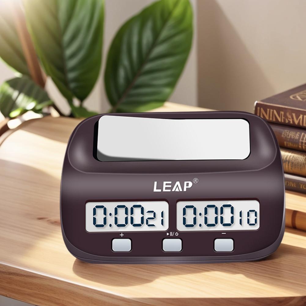 Digital Chess Clock Professional Chess Timer Count Down Function Board Game Timer Battery Powered Game Timer for Chess Lovers