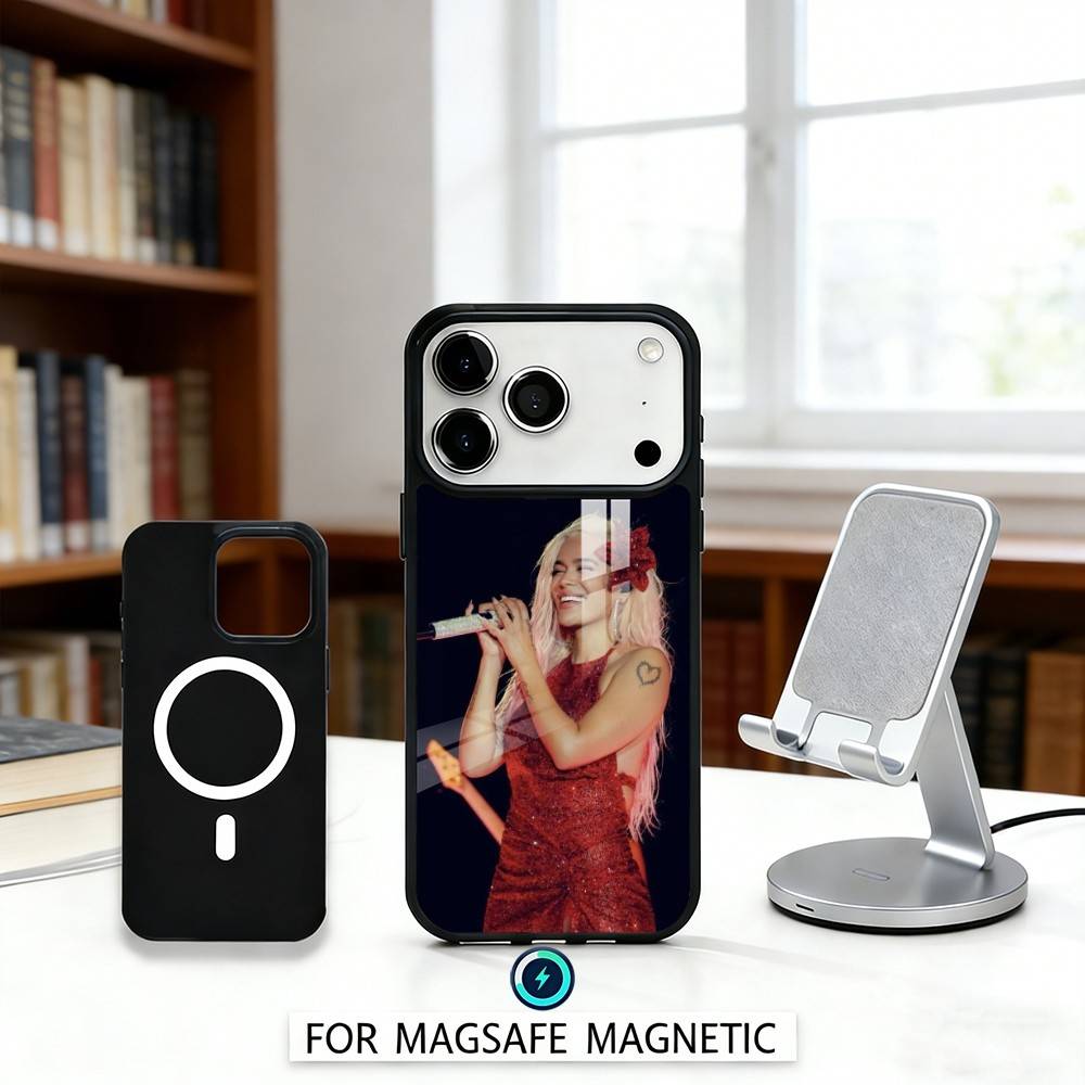 Singer K-Karol G Amargura Phone Case For iPhone 17,16,15,14,13,12,Pro,Max For Magsafe Magnetic Wireless Charging iPhone12PROMAX
