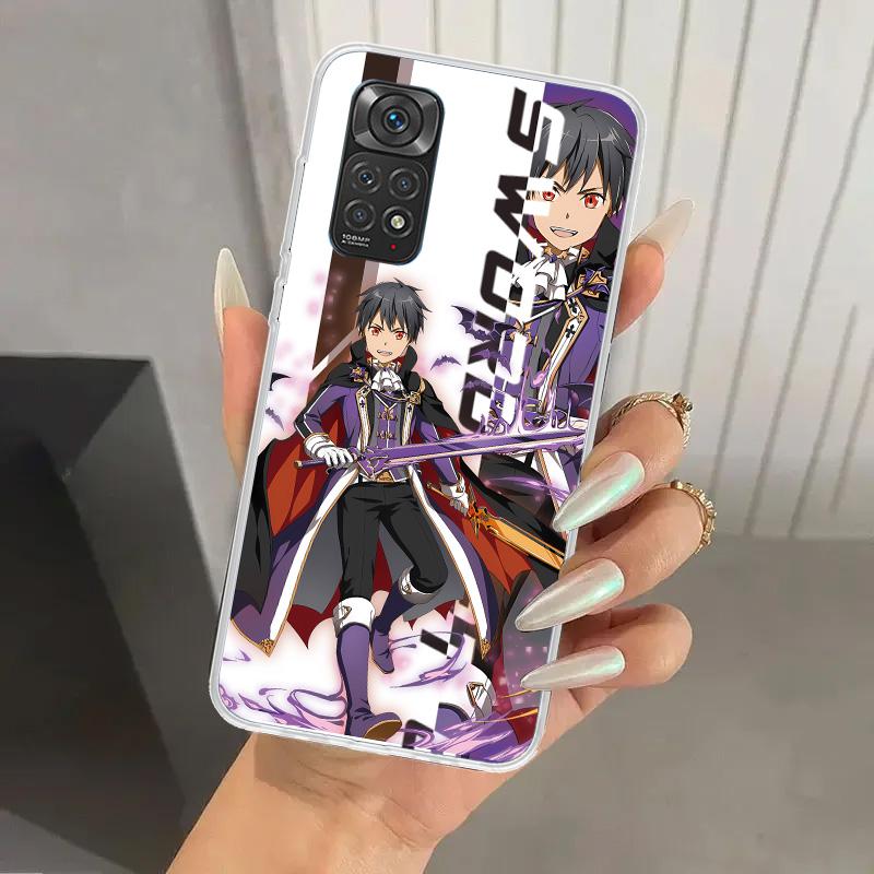Anime Sword Art Online SAO Phone Case for Xiaomi Redmi Note 15 14 14S 13 12S 12 Pro 11S 11 Plus 11T 11E 10S Soft Funda Print She