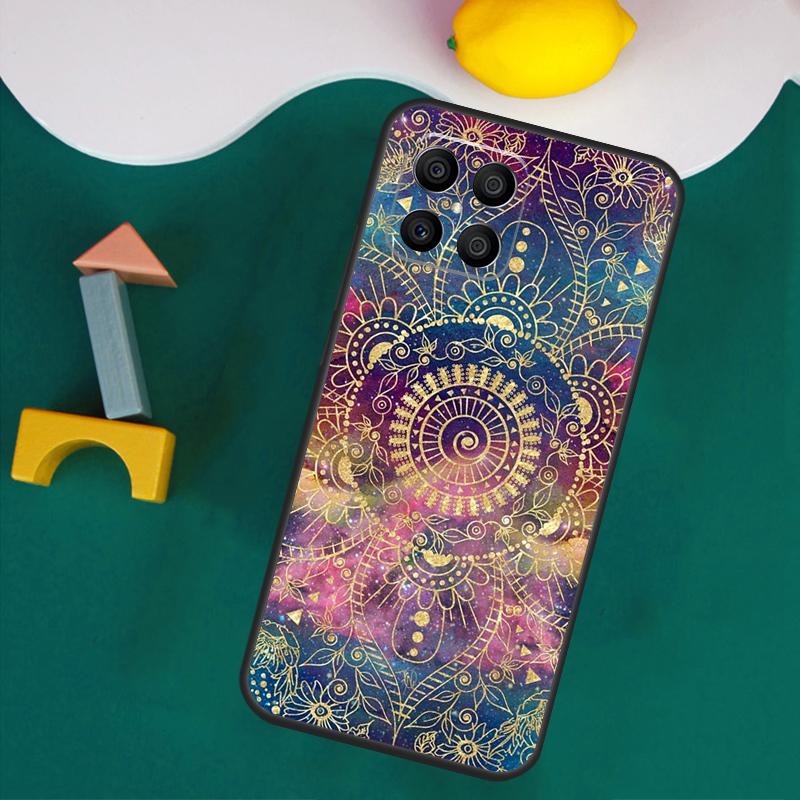 Mandala Flower Case For Honor Magic 7 5 6 Lite Honor 200 Pro 50 70 90 Lite X9a X8a X8 X9 X8b X9c X9b Cover