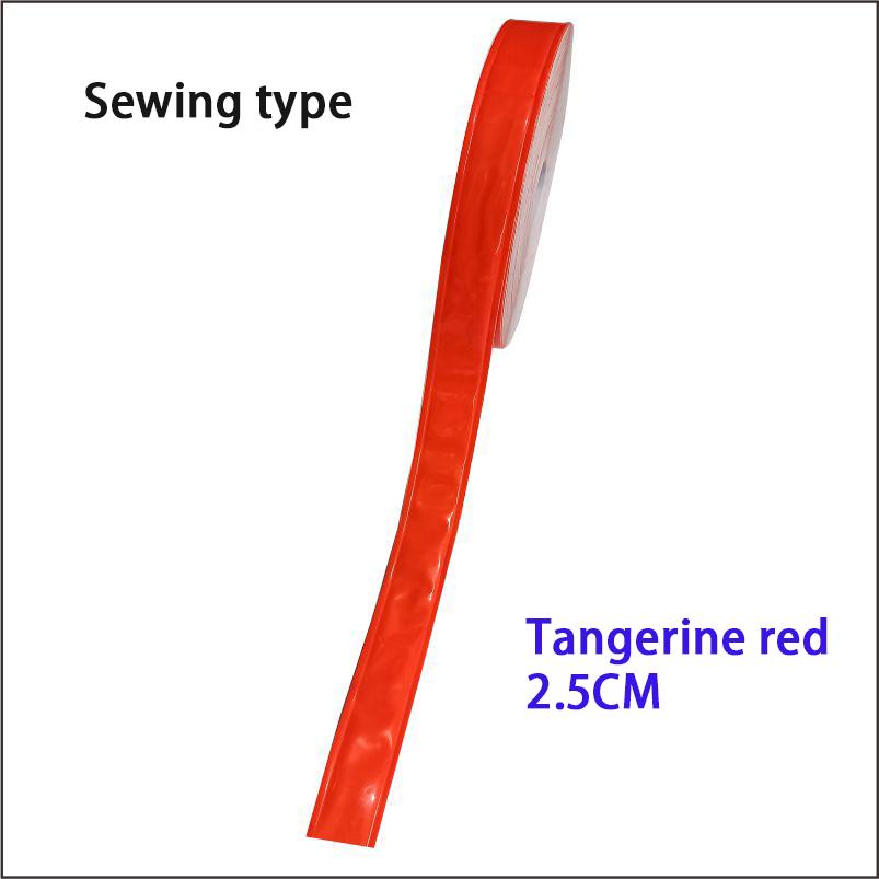 1-20 Meters 2.5CM High Brightness Reflective Strip PVC Night Light Sticker Vest Car Seam Reflective Safety Warning Tape Strip