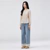 Thursday Island Eyelet Colorblock Frill Blouse T262mbl136w