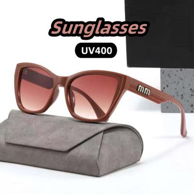 Occhiali da sole da donna alla moda e retrò a occhi di gatto UV400 Protezione UV Montatura grande da esterno Occhiali Ombreggianti Protezione degli occhi