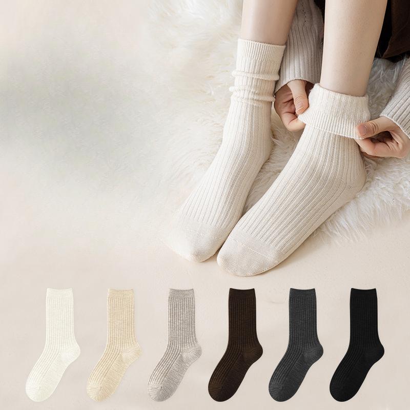 

Women s Autumn and Winter New Thickened Style Warm Drum Cotton Socks 1 pair кавовий