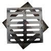 Sleek Stainless Steel Square Drain Grate for Enhancing Outdoor Aesthetics