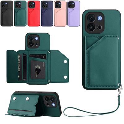 Portefeuille Étui en Cuir Pour Oneplus Nord 4 5G CE3 Lite CE4 One Plus Ace 5 Pro 1+13T 13R Oneplus 13 5G Housse de Téléphone Cordon